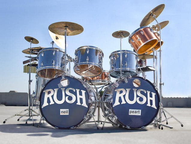 NEIL PEART's RUSH Drum Kit Used From 1974 Until 1977 Is Being Auctioned